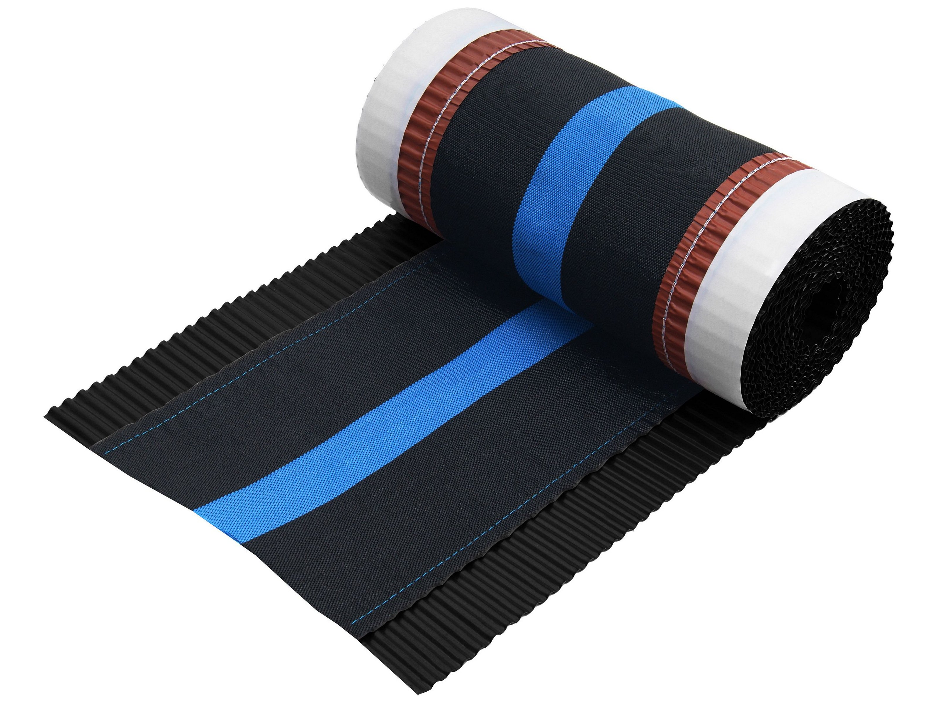 Taśma kalenicowa z włókniną xRoll - kolor czarny RAL 9005